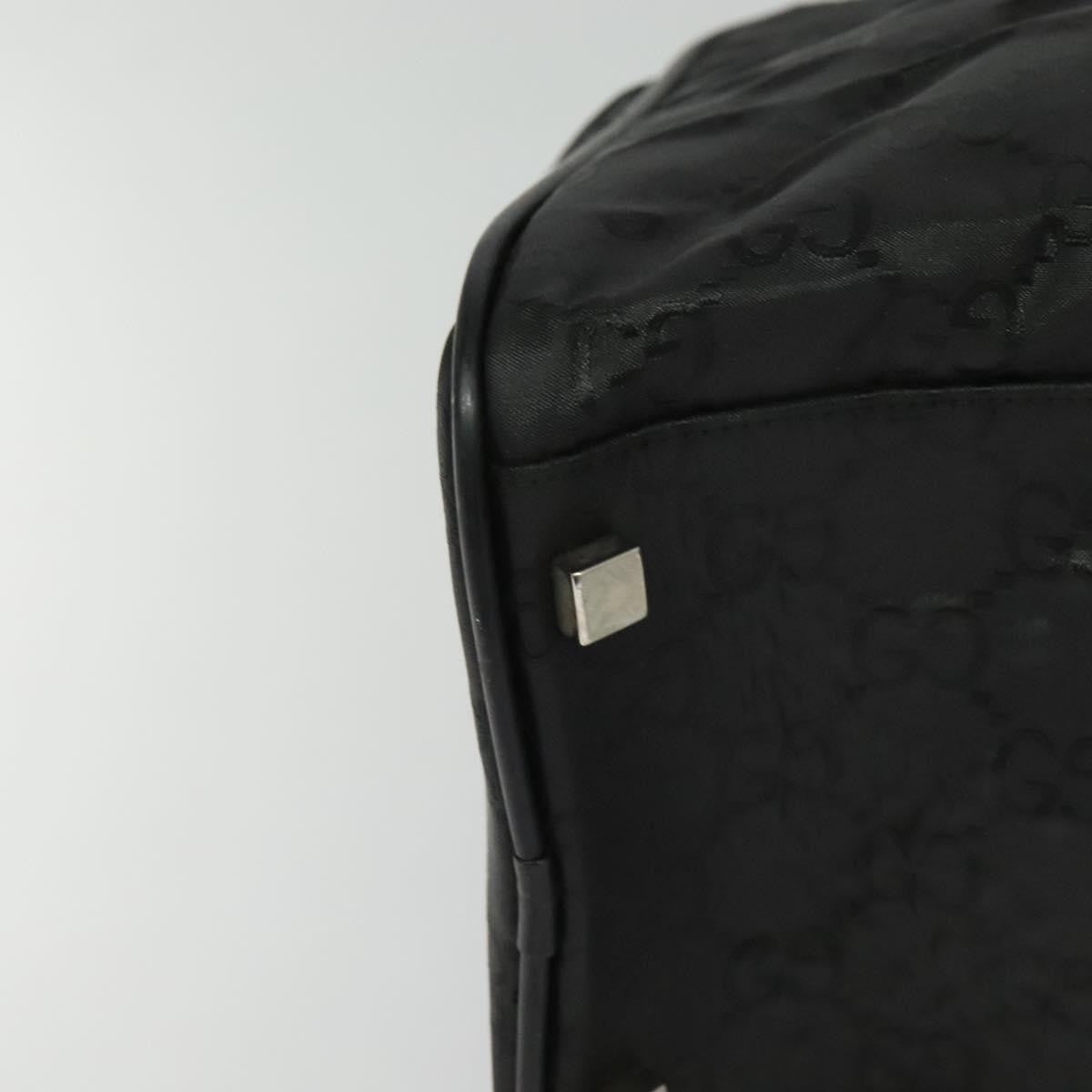 Gucci Vintage Boston Bag GG Canvas, BLACK, CANVAS, Travel bag