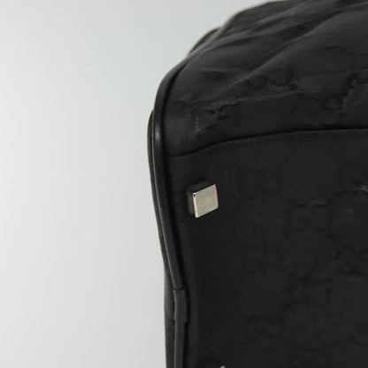 Gucci Vintage Boston Bag GG Canvas, BLACK, CANVAS, Travel bag