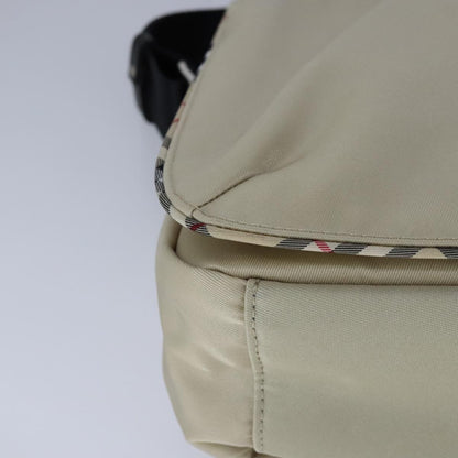 Burberry Vintage Crossbody Bag House Check Coated Canvas, BEIGE, NYLON, Shoulder bag