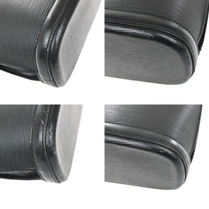 Louis Vuitton Lussac Handbag Epi Leather, BLACK, LEATHER, Shoulder bag