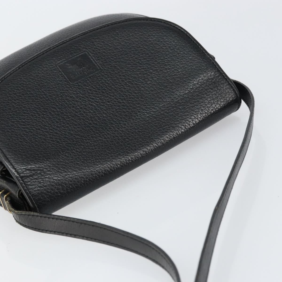 Burberry Vintage Shoulder Bag Leather, BLACK, LEATHER, Shoulder bag