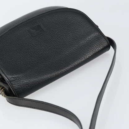 Burberry Vintage Shoulder Bag Leather, BLACK, LEATHER, Shoulder bag