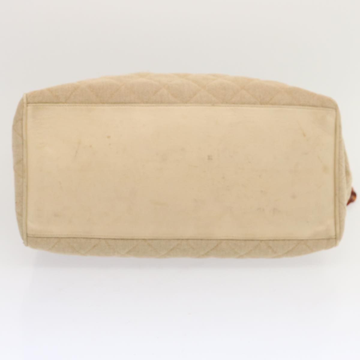 Chanel Resin Chain Handle Shoulder Bag Canvas, BEIGE, CANVAS, Shoulder bag