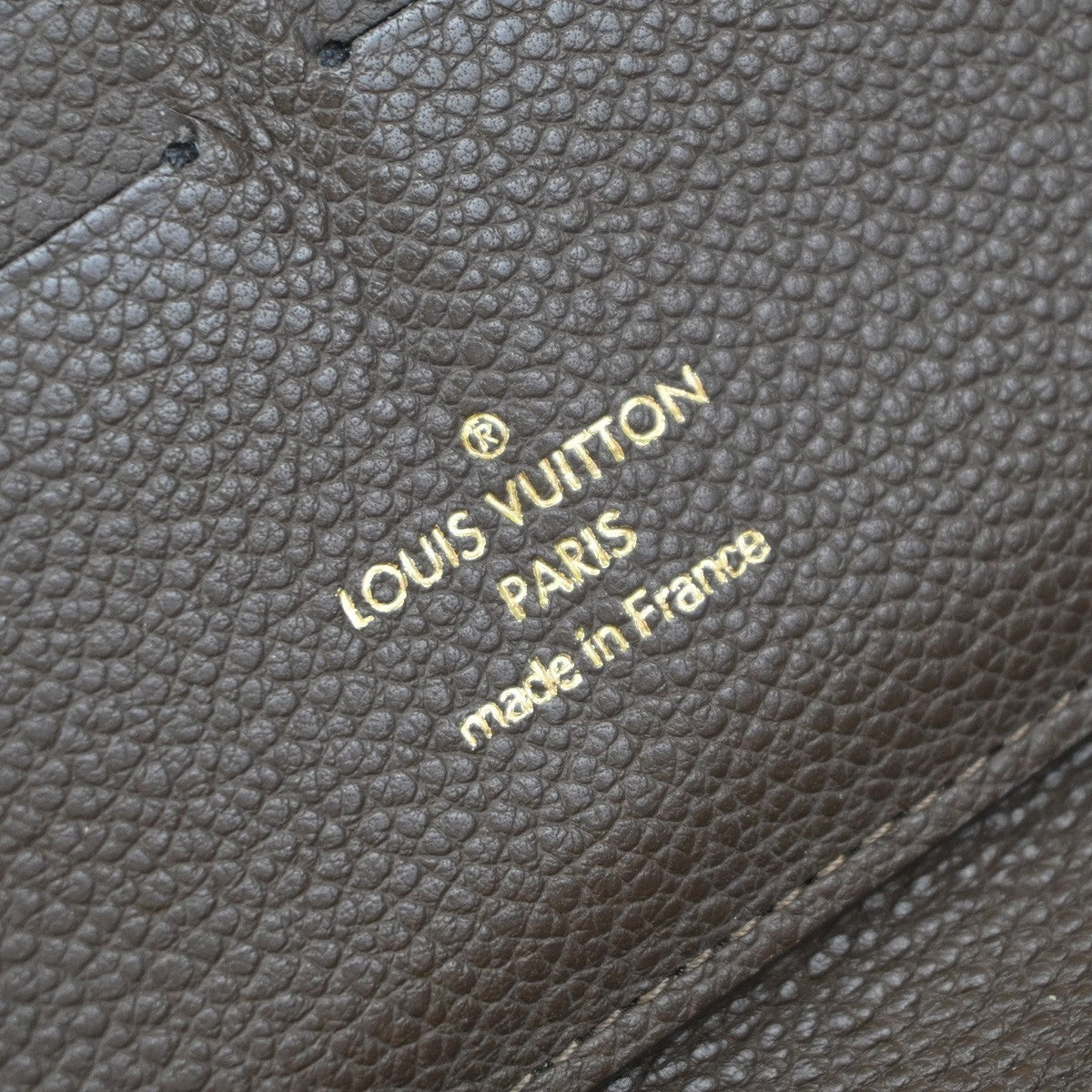Louis Vuitton Zippy Wallet NM Leather Empreinte, BROWN, LEATHER, Wallets