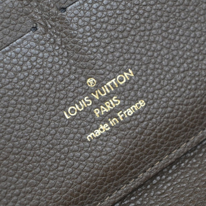 Louis Vuitton Zippy Wallet NM Leather Empreinte, BROWN, LEATHER, Wallets