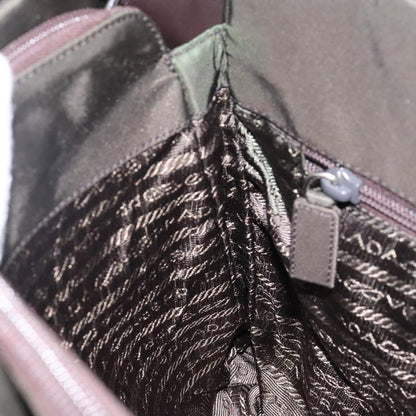 Prada Bowling Shoulder Bag Tessuto, KHAKI, NYLON, Shoulder bag