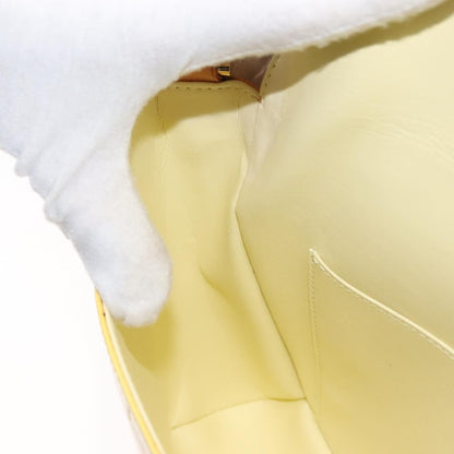 Louis Vuitton Thompson Street Handbag Monogram Vernis, YELLOW, PATENT_LEATHER, Shoulder bag