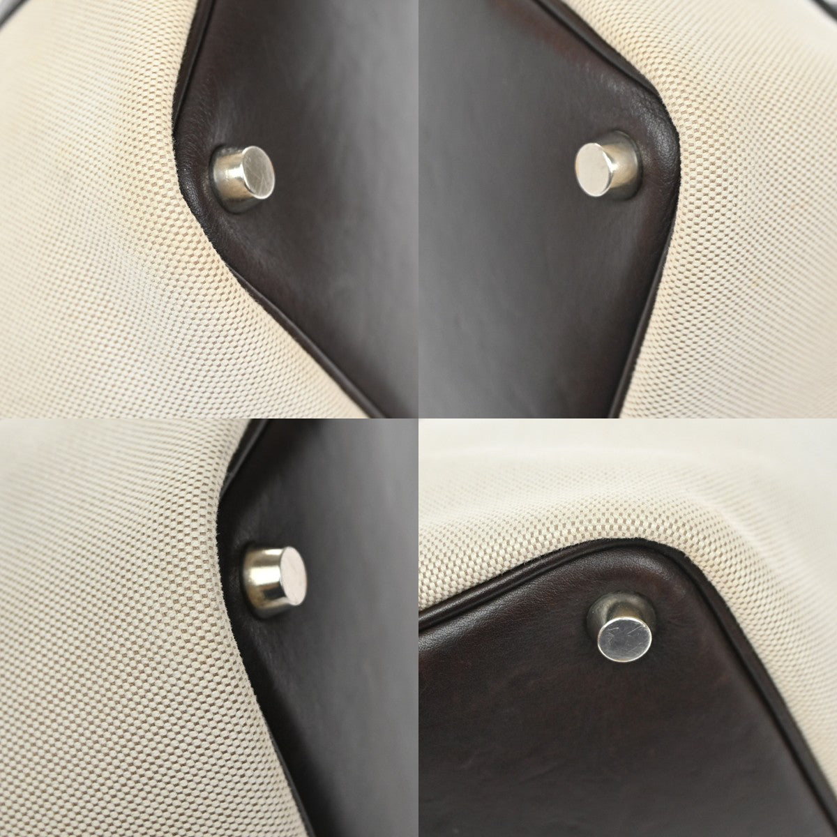 Hermes Picotin Bag Toile and Leather, BEIGE, CANVAS, Handbag