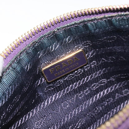 Prada Zip Pouch Tessuto, PURPLE, NYLON, Clutche & pouche