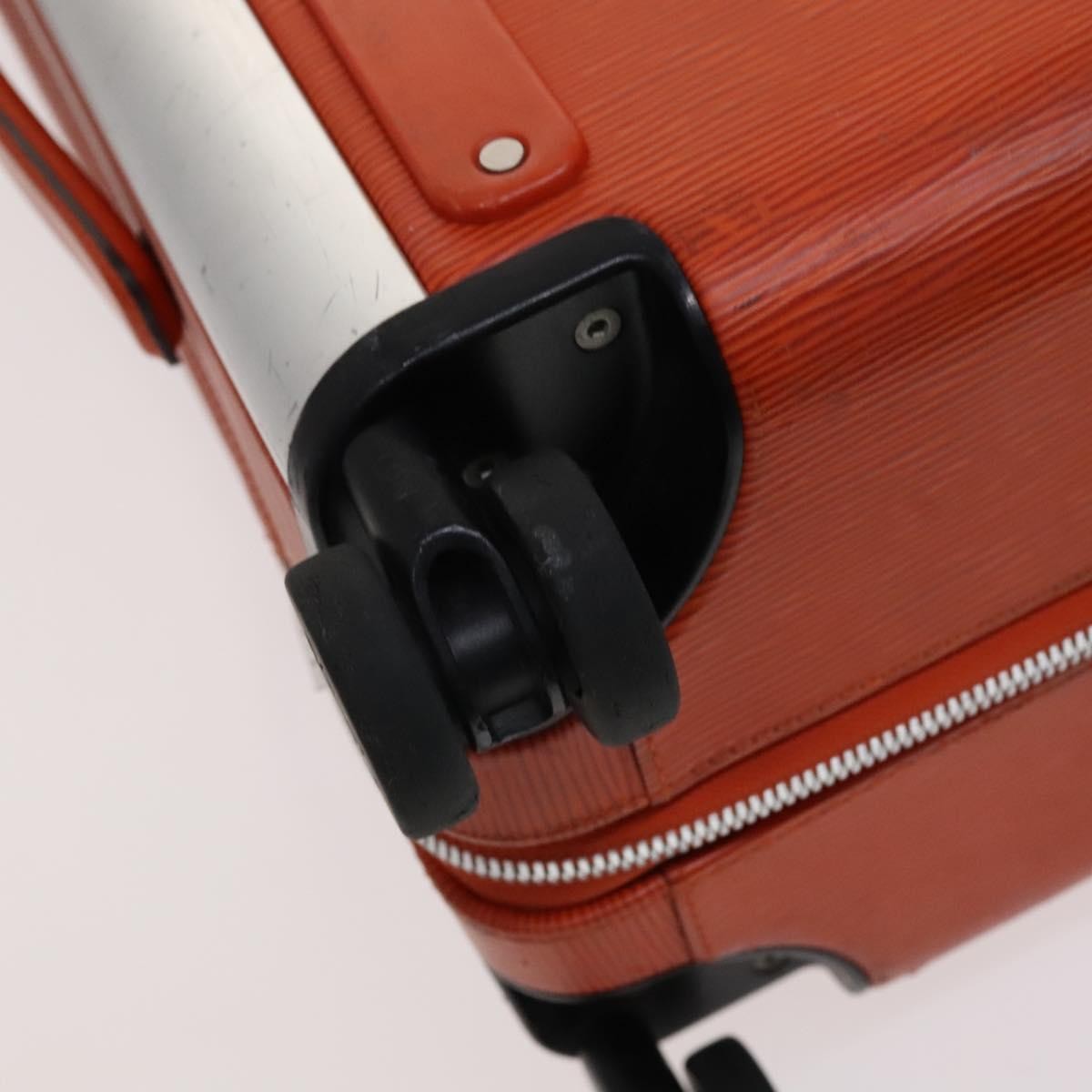 Louis Vuitton Horizon Luggage Epi Leather, ORANGE, LEATHER, Travel bag