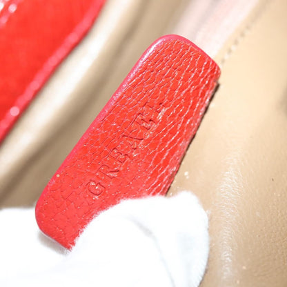 Bvlgari Chandra Top Handle Bag Leather, RED, LEATHER, Shoulder bag