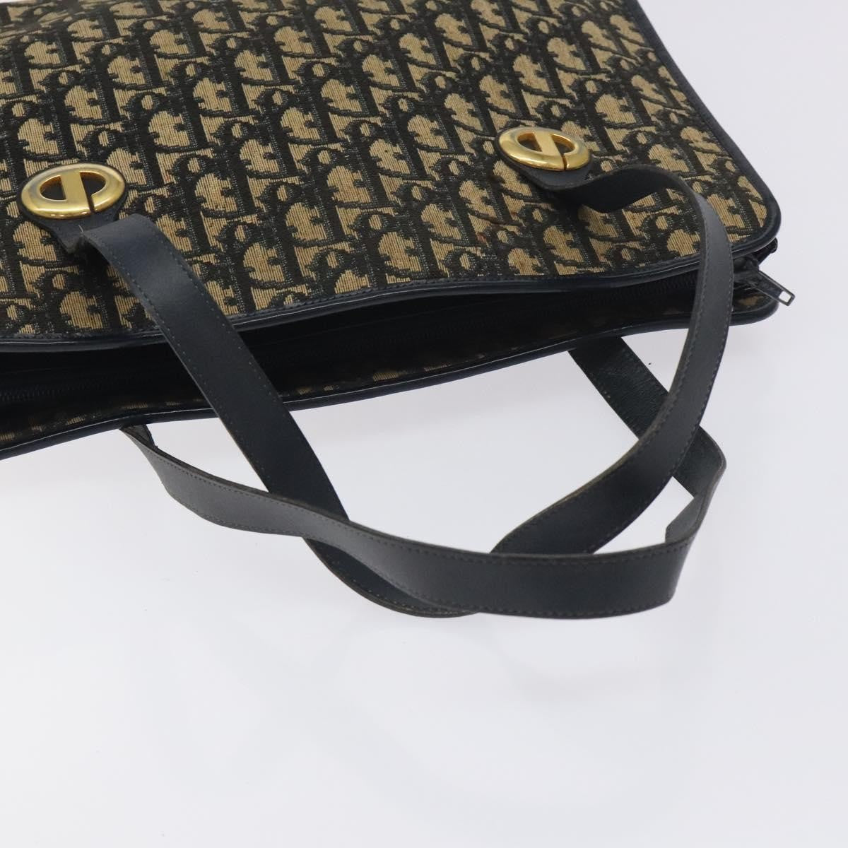 Christian Dior Trotter shoulder bag Canvas, NAVY, CANVAS, Shoulder bag