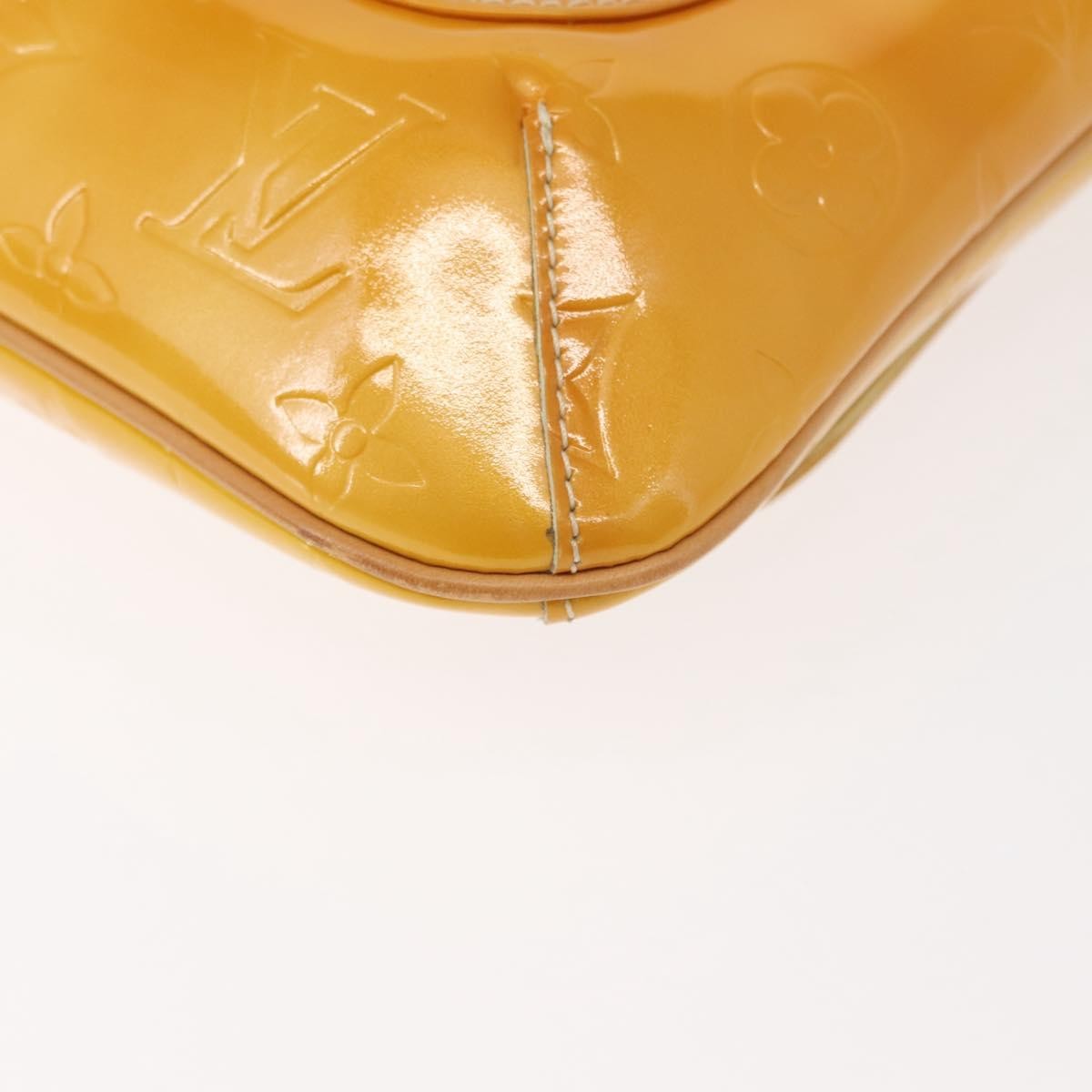 Louis Vuitton Thompson Street Handbag Monogram Vernis, YELLOW, PATENT_LEATHER, Shoulder bag