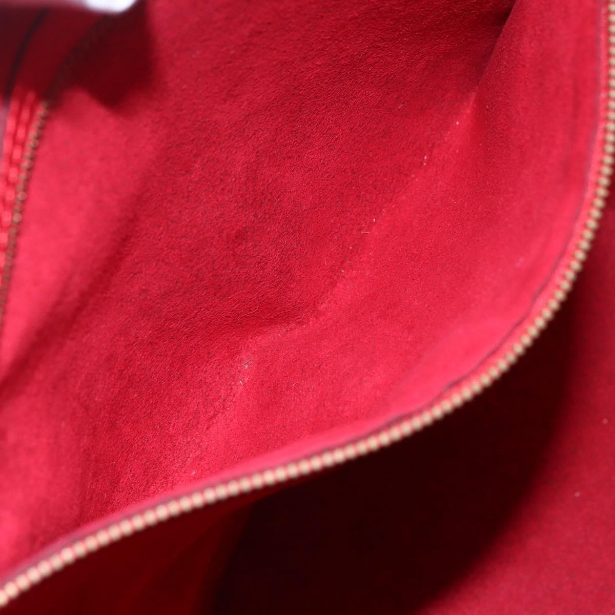 Louis Vuitton Saint Jacques Handbag Epi Leather, RED, LEATHER, Shoulder bag