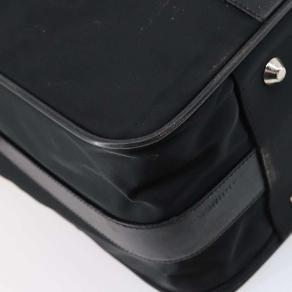 Prada Trunk Bag Nylon, BLACK, NYLON, Travel bag