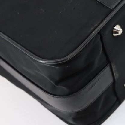 Prada Trunk Bag Nylon, BLACK, NYLON, Travel bag