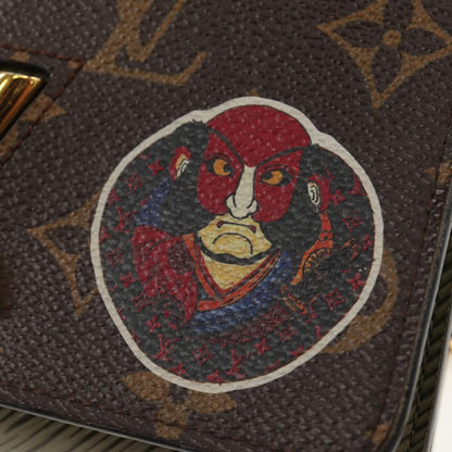 Louis Vuitton Twist Chain Wallet Limited Edition Kabuki Stickers Monogram Canvas, MULTICOLOUR, CANVAS, Clutche & pouche