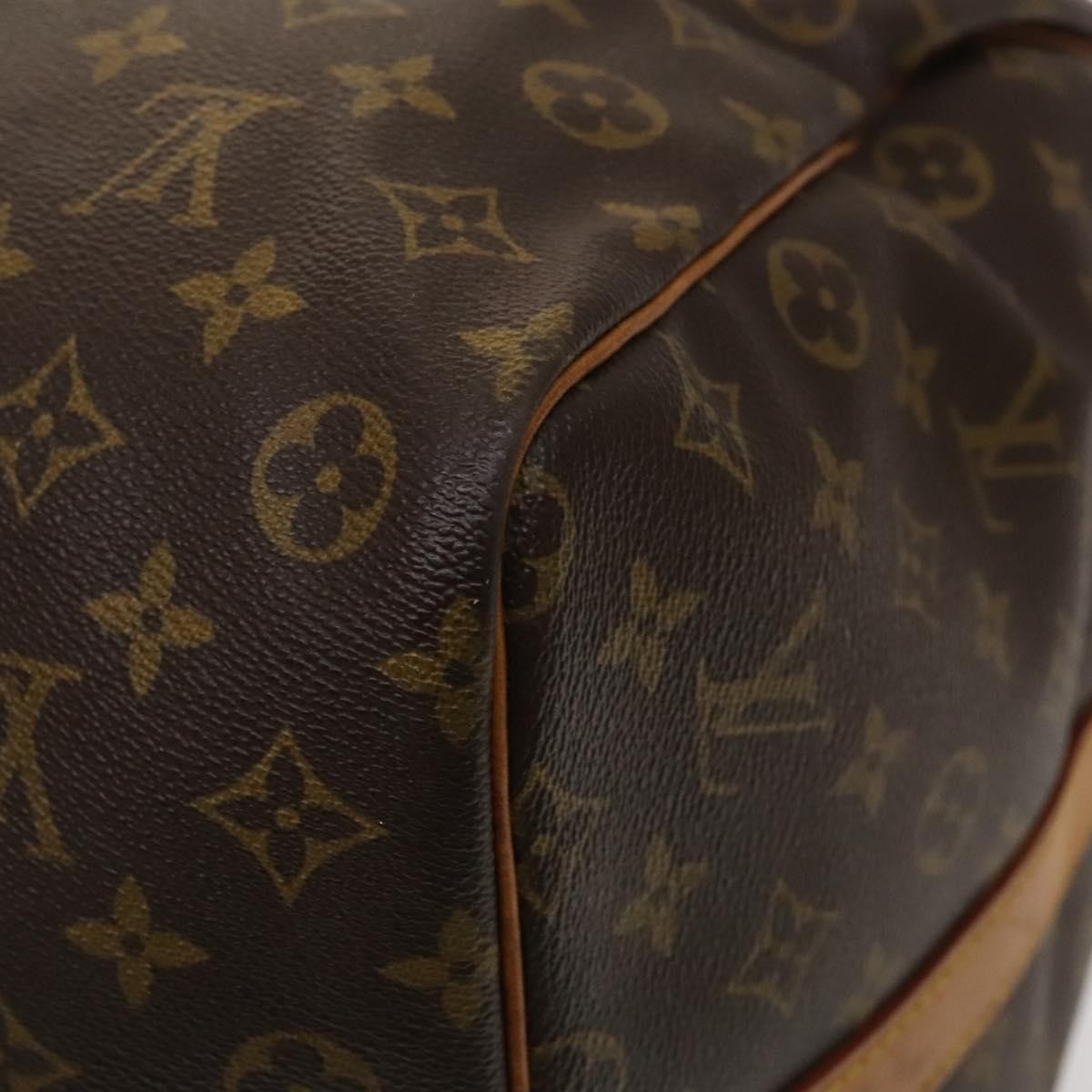 Louis Vuitton Keepall Bandouliere Bag Monogram Canvas, BROWN, CANVAS, Travel bag