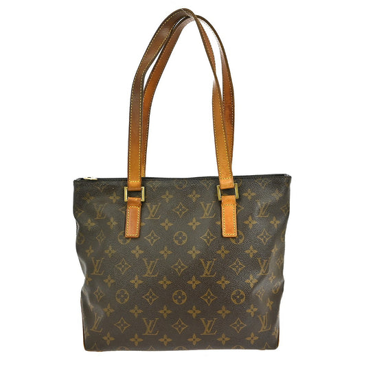 Louis Vuitton Cabas Piano Monogram Canvas, BROWN, CANVAS, Tote bag