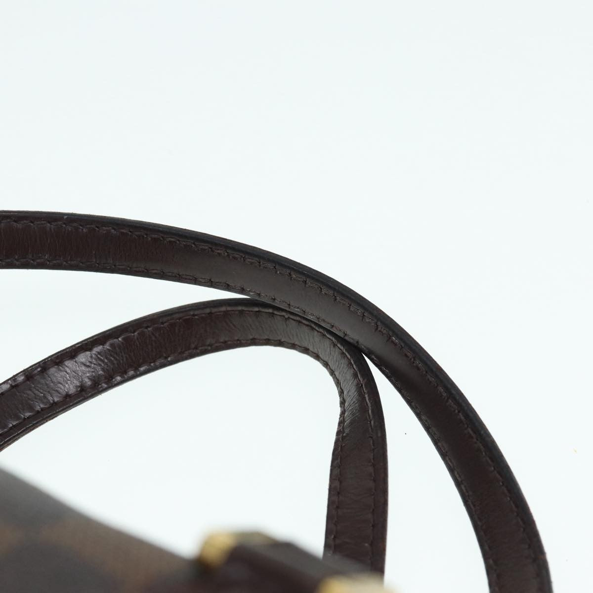 Louis Vuitton Papillon Handbag Damier, BROWN, CANVAS, Handbag