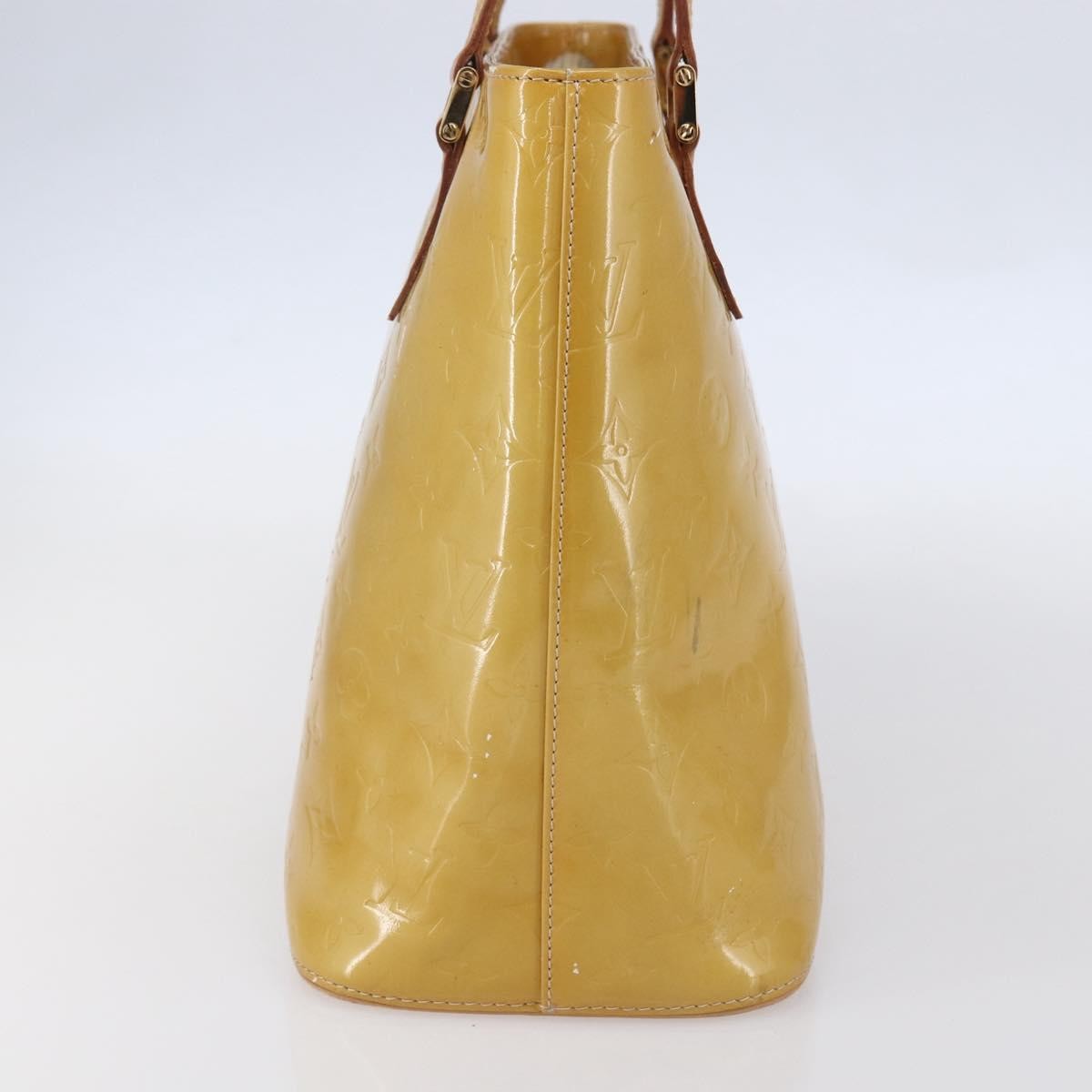 Louis Vuitton Houston Handbag Monogram Vernis, BEIGE, PATENT_LEATHER, Handbag