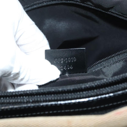 Gucci Vintage Bamboo Handle Tote Canvas, BEIGE, CANVAS, Tote bag