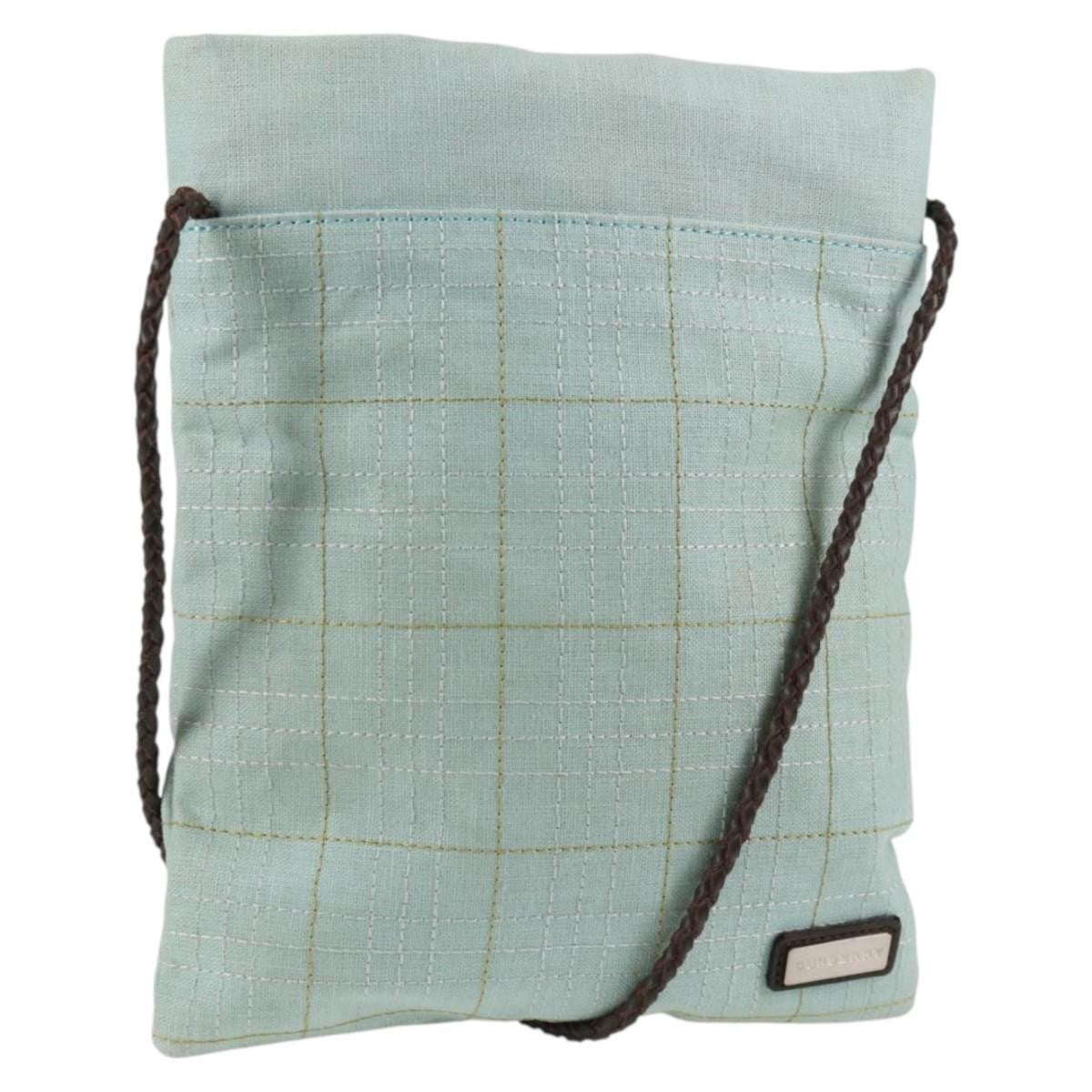 Burberry Vintage Shoulder Bag Canvas, BLUE, CANVAS, Shoulder bag