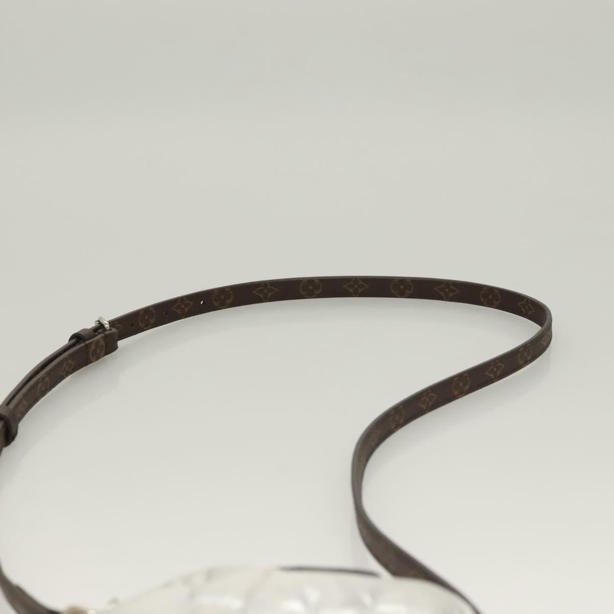 Louis Vuitton Pillow Phone Pouch Monogram Quilted Econyl Nylon, SILVER, CANVAS, Travel bag