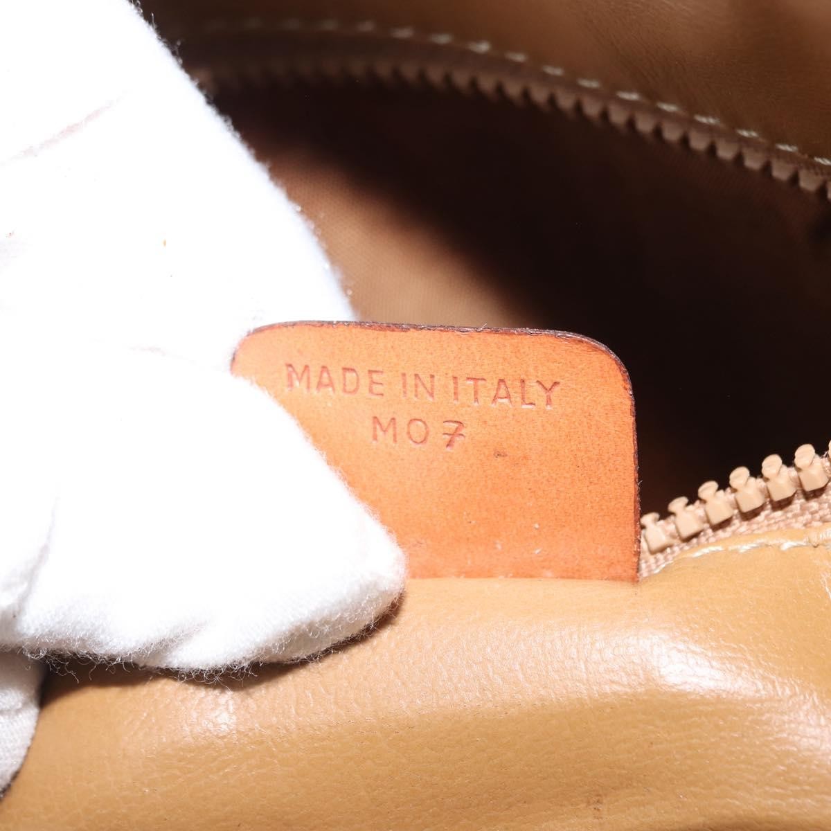 Celine Macadam Pochette Canvas and Leather, BROWN, CANVAS, Clutche & pouche