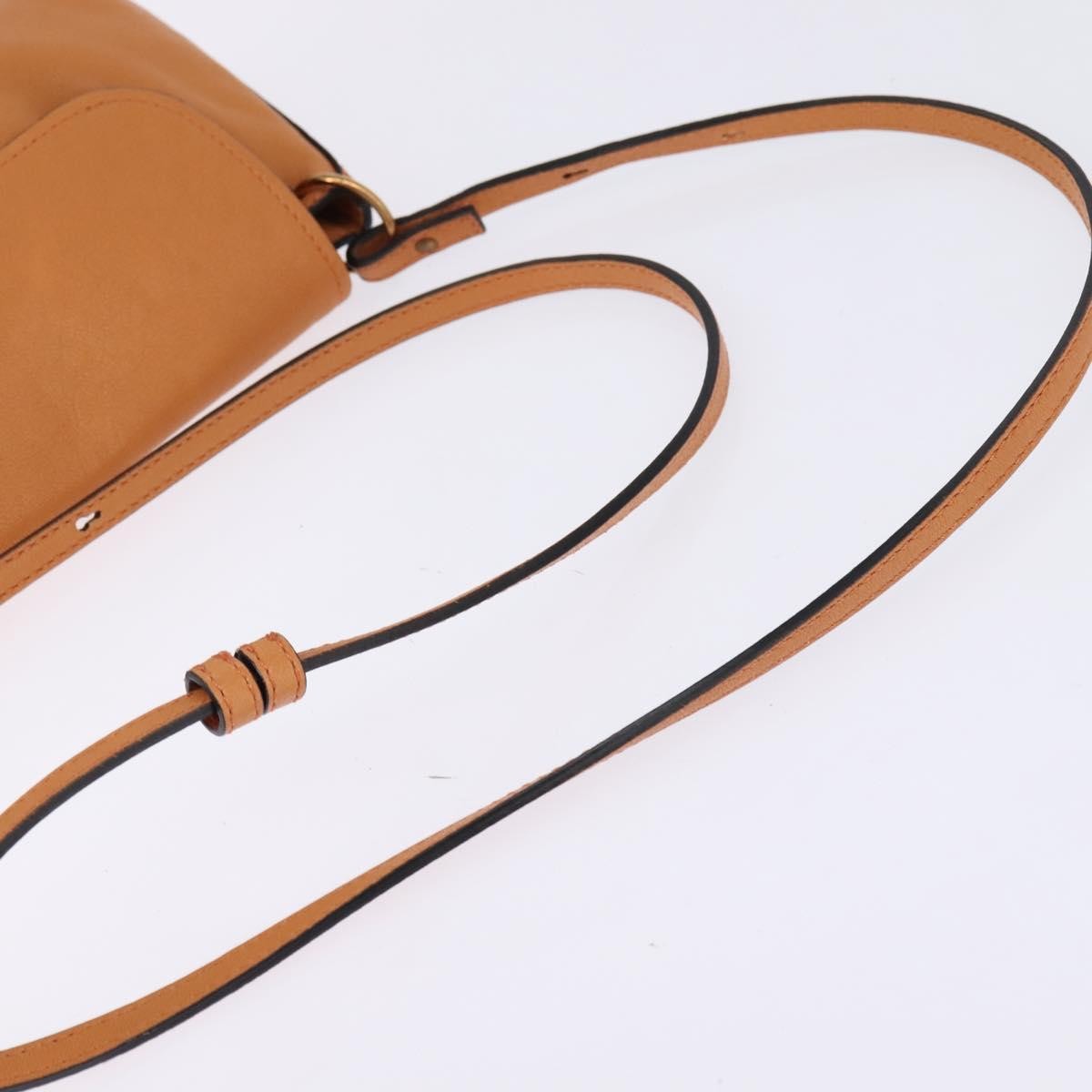 Chloe Elsie Crossbody Bag Leather, ORANGE, LEATHER, Shoulder bag