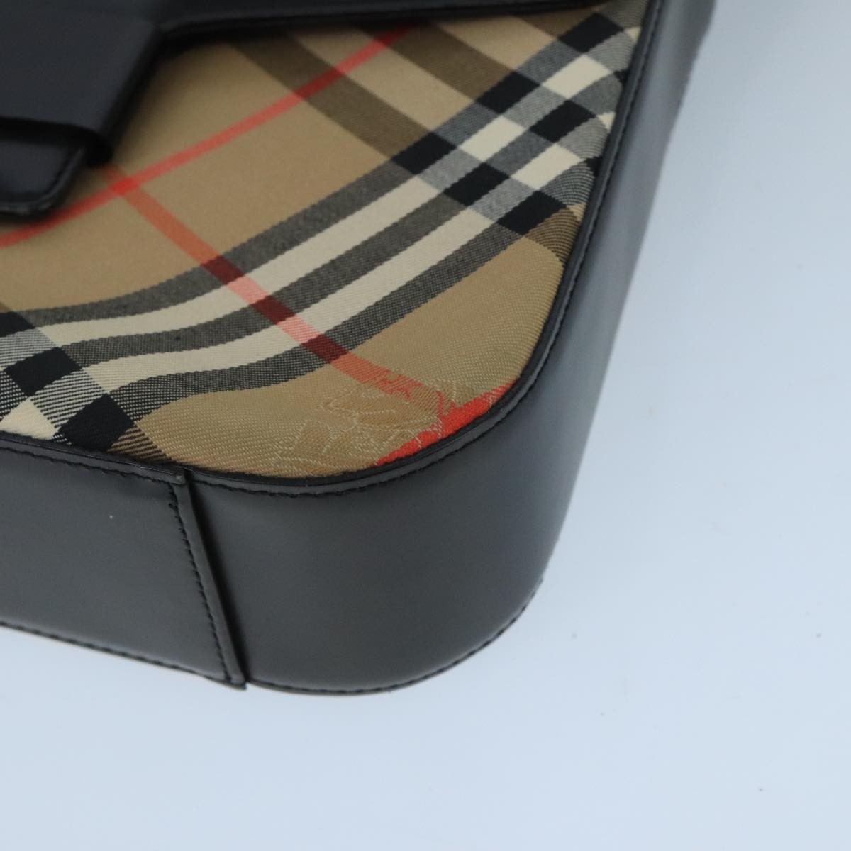 Burberry Nova check Shoulder bag Canvas, BEIGE, CANVAS, Shoulder bag