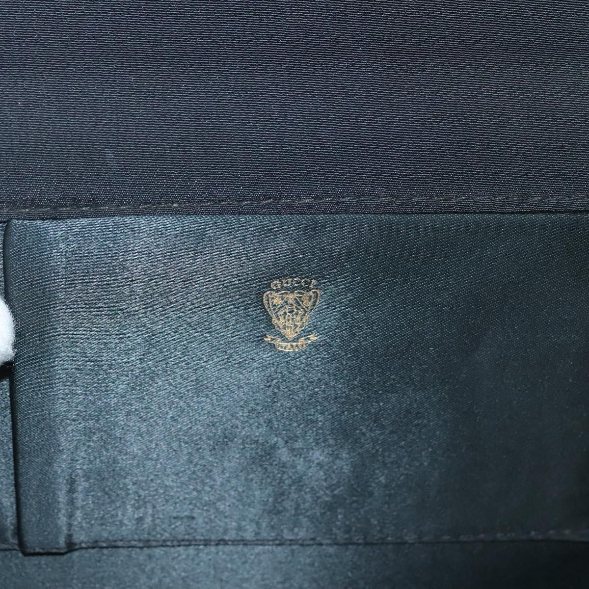 Gucci Pochette Nylon, BLACK, NYLON, Clutche & pouche