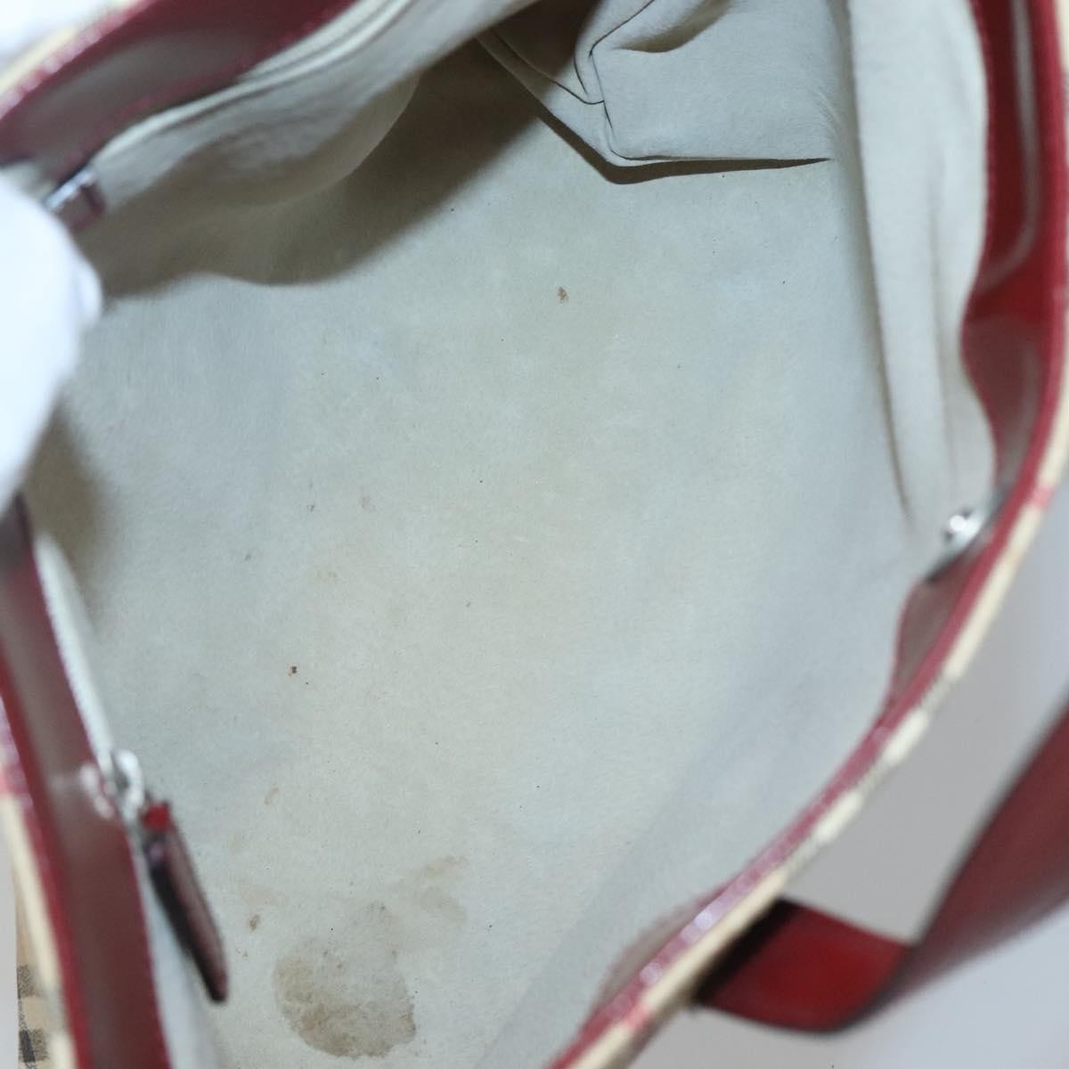 Burberry Nova Check Tote Canvas and Leather, BEIGE, CANVAS, Tote bag