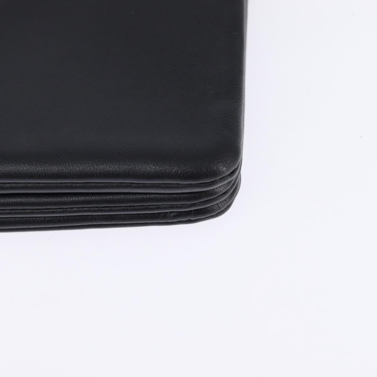 Celine Trio Crossbody Bag Leather, BLACK, LEATHER, Crossbody bag