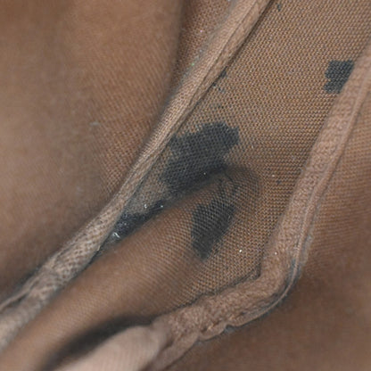 Louis Vuitton Saumur Handbag Monogram Canvas, BROWN, CANVAS, Shoulder bag