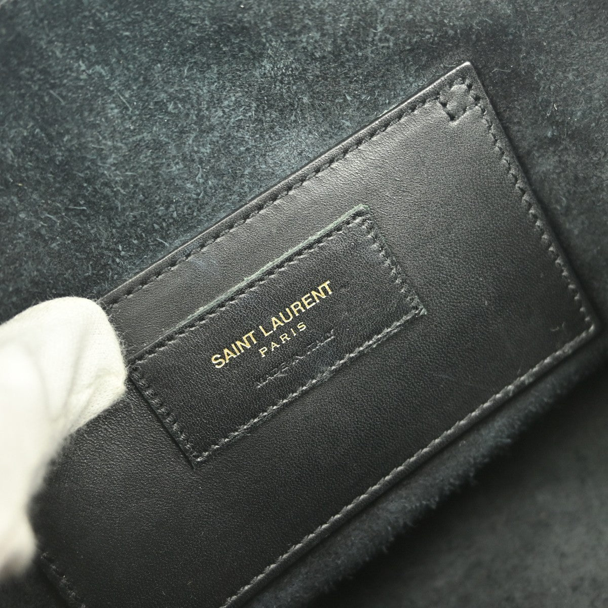 Saint Laurent Classic Baby Duffle Bag Leather, BLACK, LEATHER, Handbag