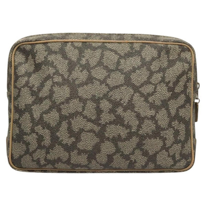 Saint Laurent Vintage Clutch PVC, GRAY, PVC, Clutche & pouche