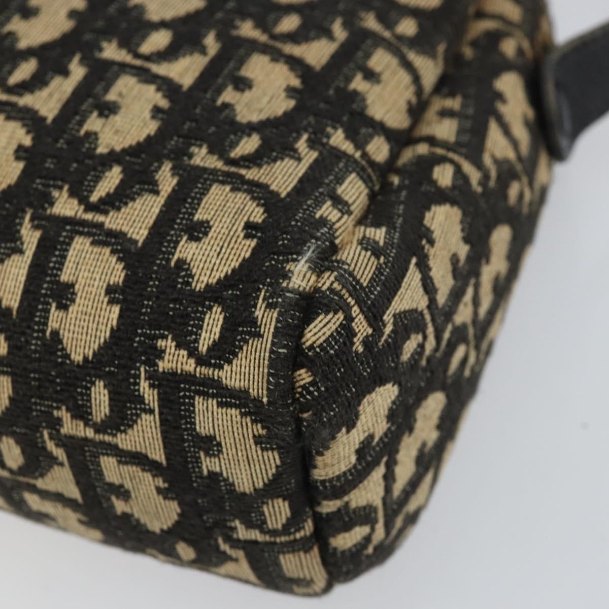 Christian Dior Vintage CD trotter Shoulder bag Canvas, BLACK, CANVAS, Shoulder bag