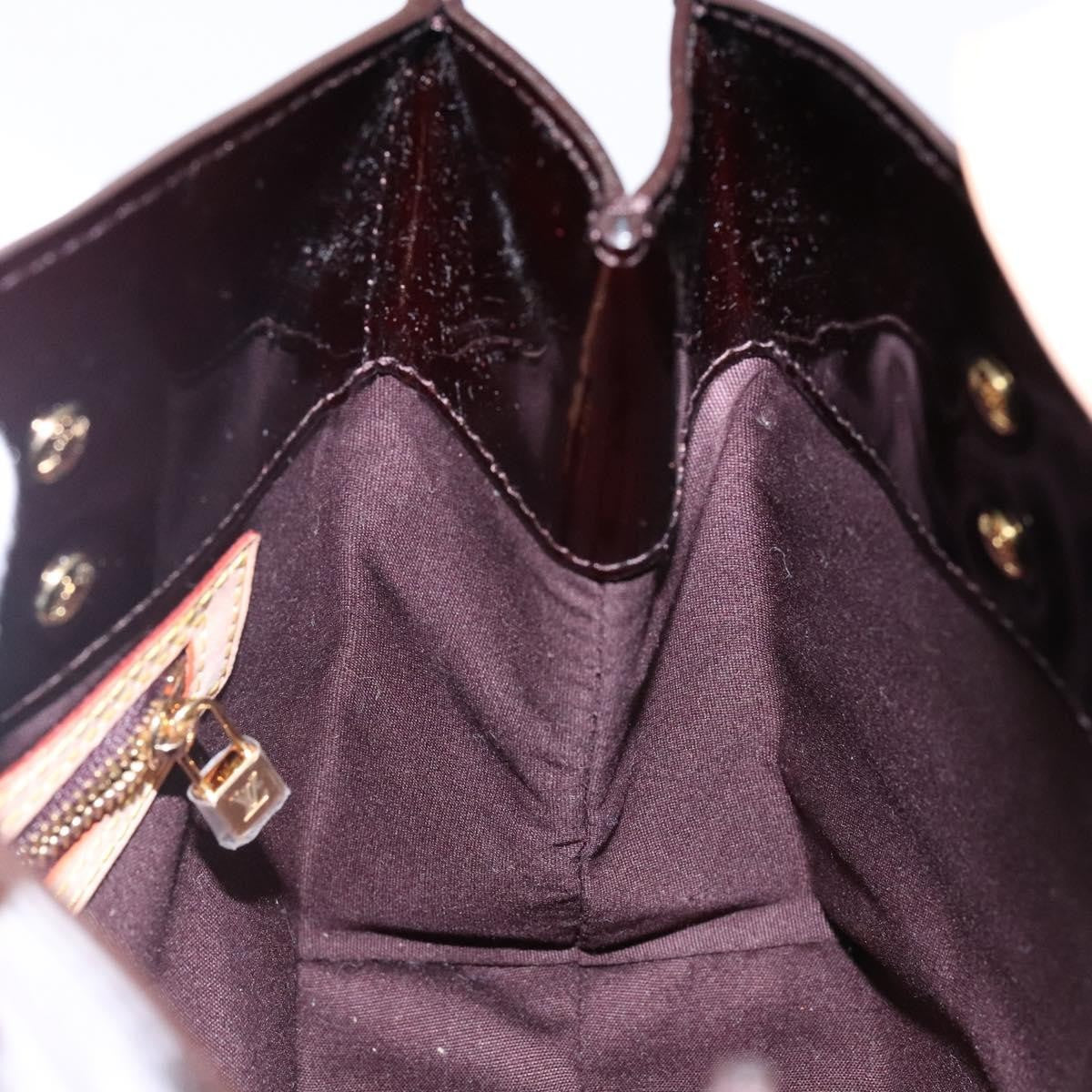 Louis Vuitton Reade Handbag Monogram Vernis, BURGUNDY, PATENT_LEATHER, Handbag