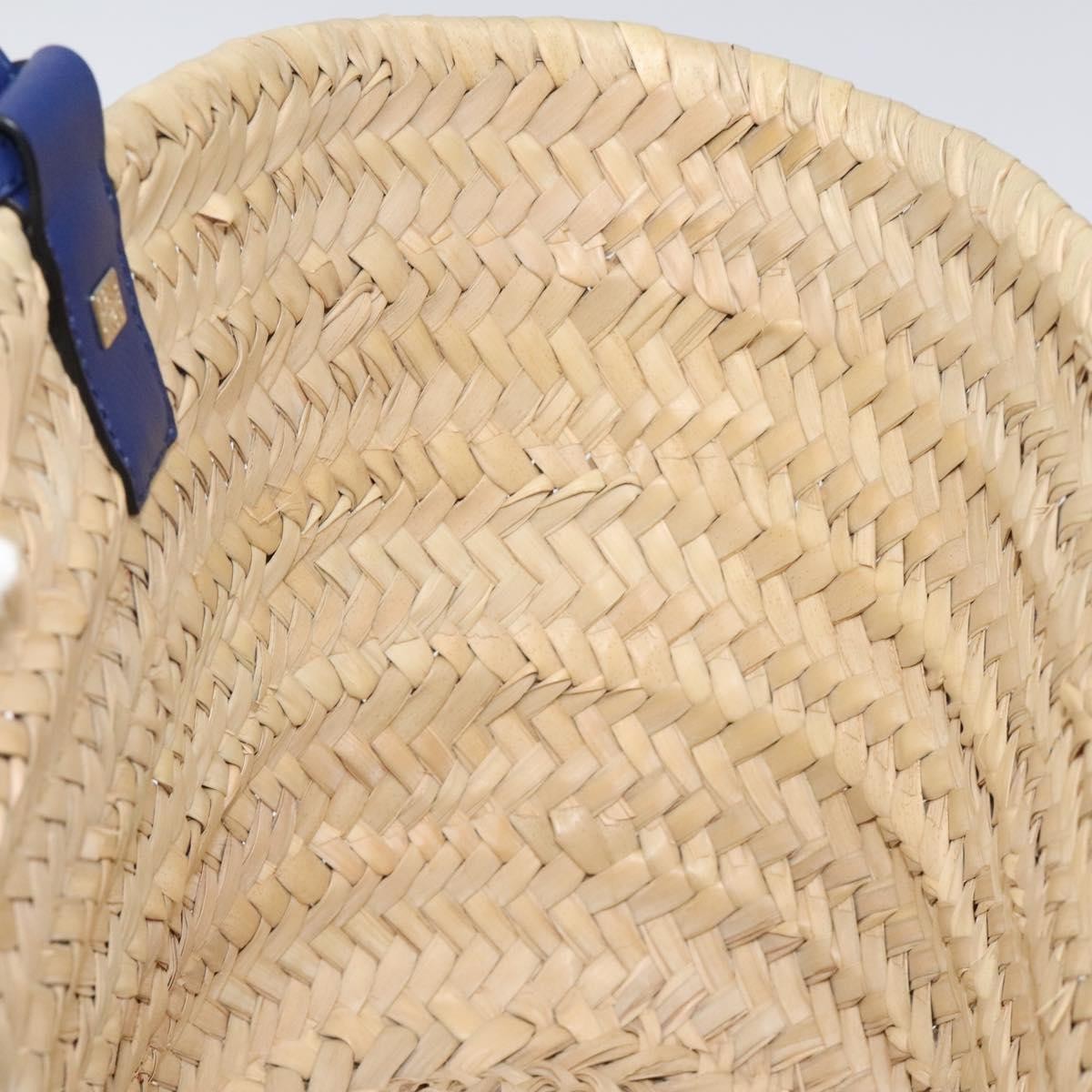 Loewe Basket Tote Raffia, BEIGE, WOOD, Tote bag