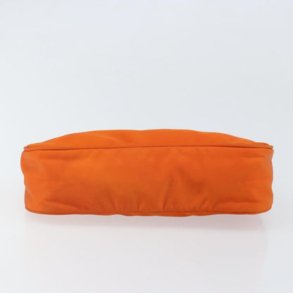 Prada Pochette Shoulder Bag Tessuto, ORANGE, NYLON, Clutche & pouche