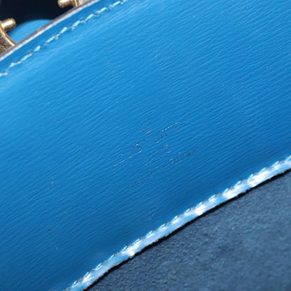 Louis Vuitton Cluny Shoulder Bag Epi Leather, BLUE, LEATHER, Shoulder bag