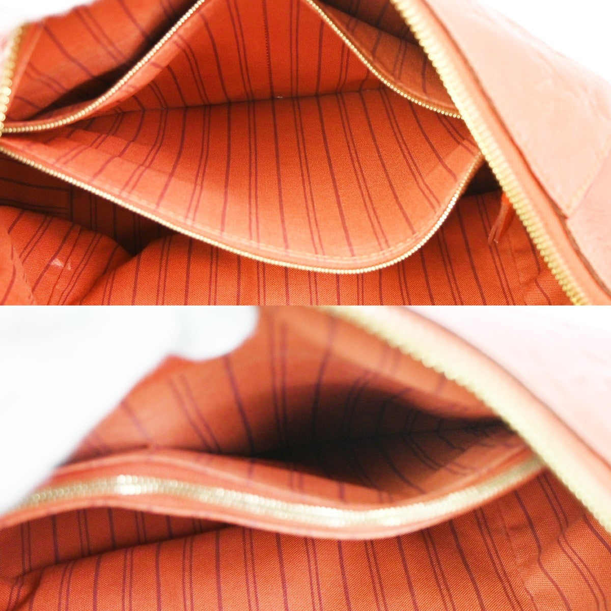 Louis Vuitton Lumineuse Handbag Monogram Empreinte Leather, RED, LEATHER, Shoulder bag