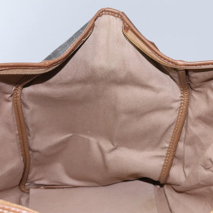 Christian Dior Vintage Honeycomb Boston bag Canvas and Leather, BLACK, CANVAS, Travel bag