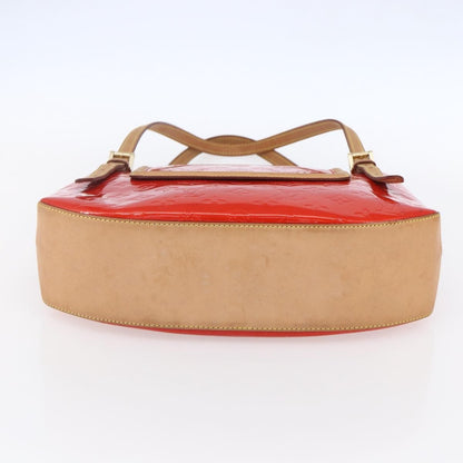 Louis Vuitton Biscayne Bay Handbag Monogram Vernis, RED, PATENT_LEATHER, Handbag