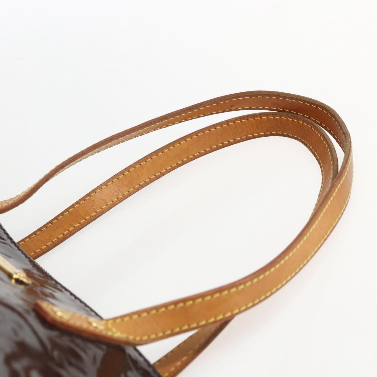 Louis Vuitton Bellevue Handbag Monogram Vernis, BURGUNDY, PATENT_LEATHER, Tote bag