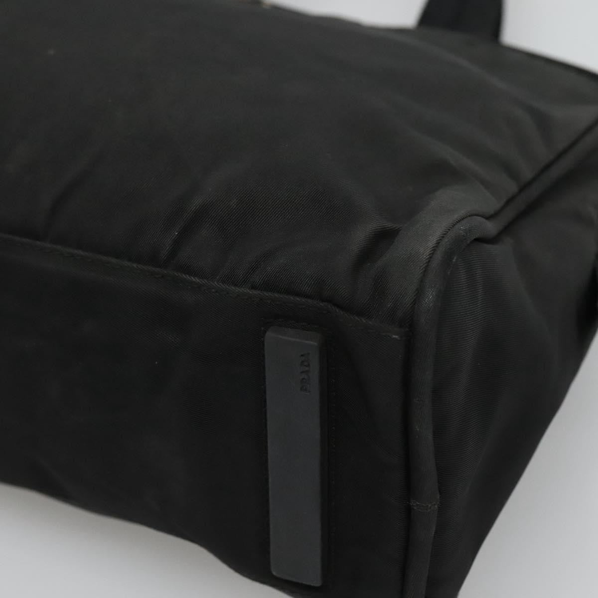 Prada Zip Around Tote Tessuto, BLACK, NYLON, Tote bag