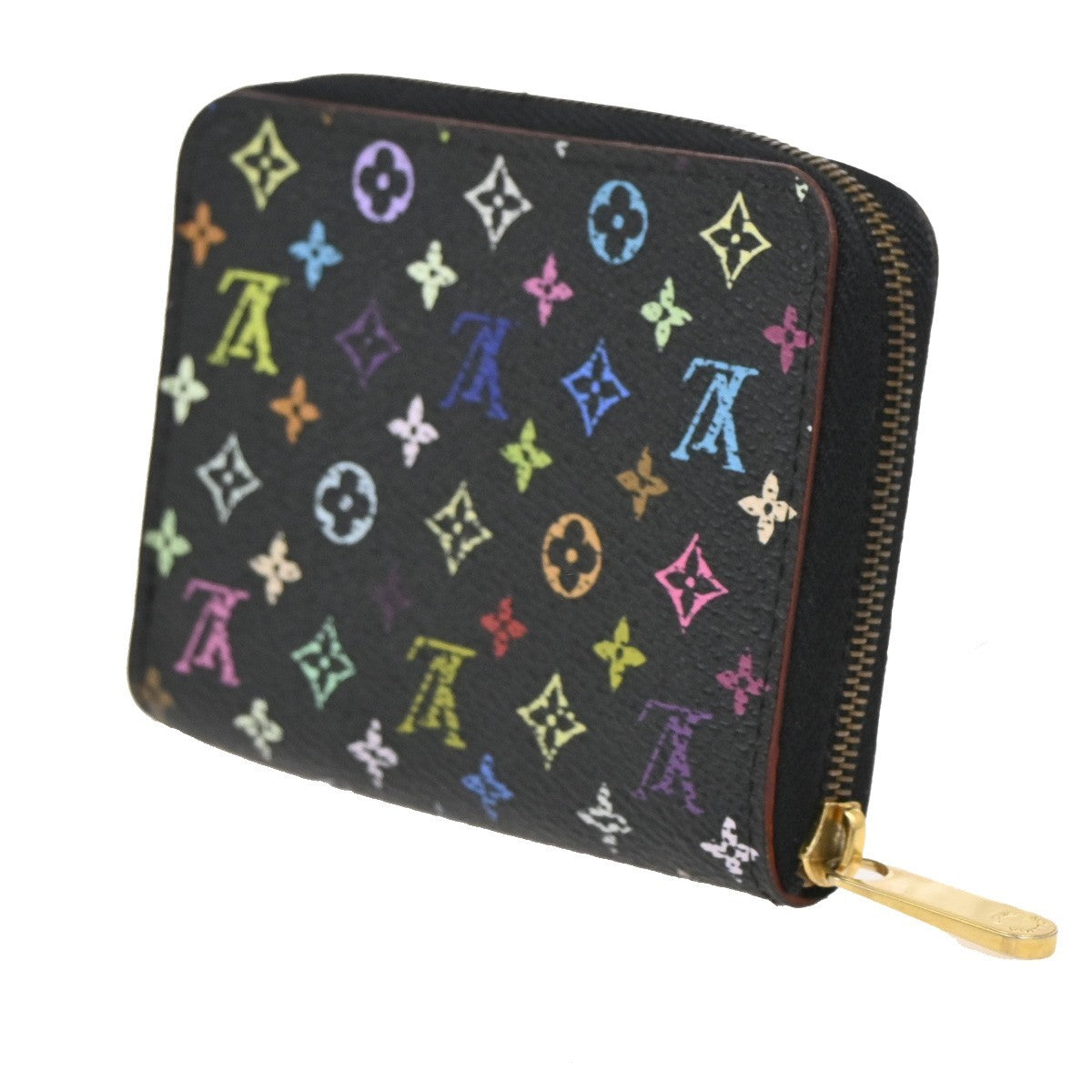 Louis Vuitton Porte-Monnaie Zippy Wallet Monogram Multicolor, BLACK, CANVAS, Wallets