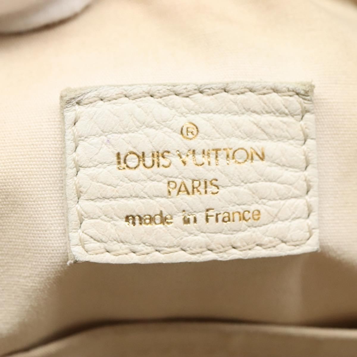 Louis Vuitton Marina Handbag Mini Lin Croisette, PINK, CANVAS, Handbag