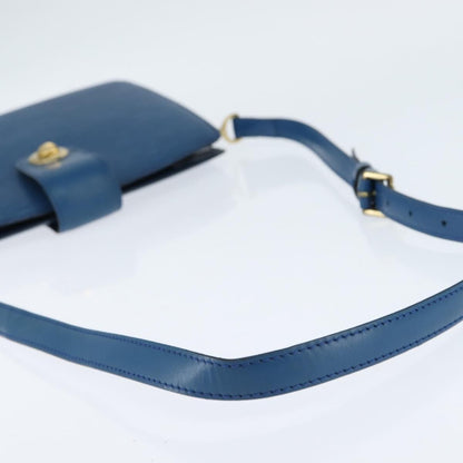 Louis Vuitton Capucines Shoulder Bag Epi Leather, BLUE, LEATHER, Shoulder bag